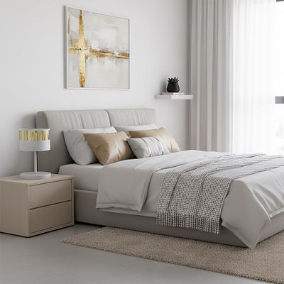 Emibig Bordslampa Lighting LUX LN1 WH GULD