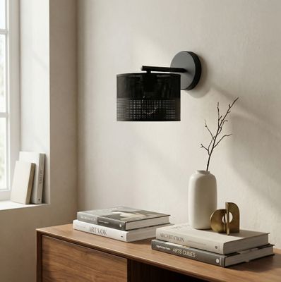Emibig Lighting Vägglampa KARBON K1 SVART