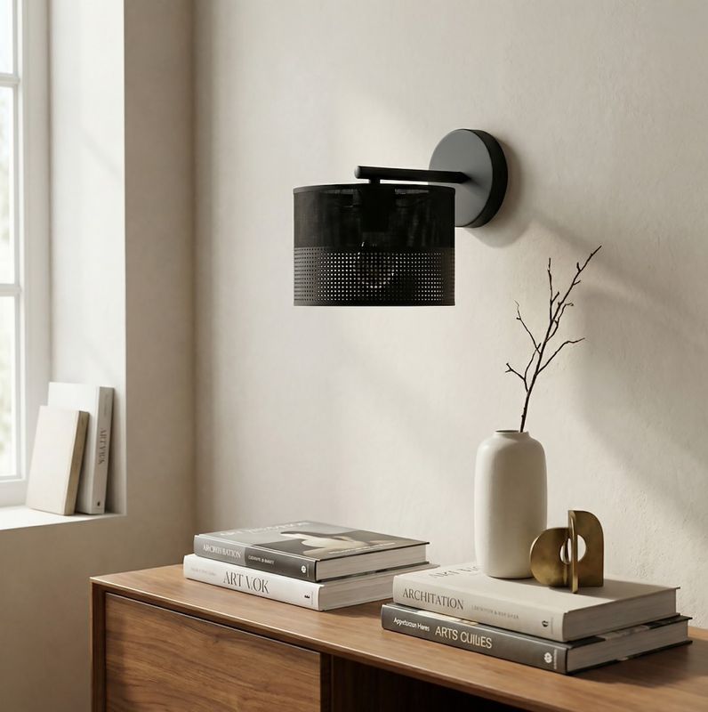 Emibig Lighting Vägglampa KARBON K1 SVART