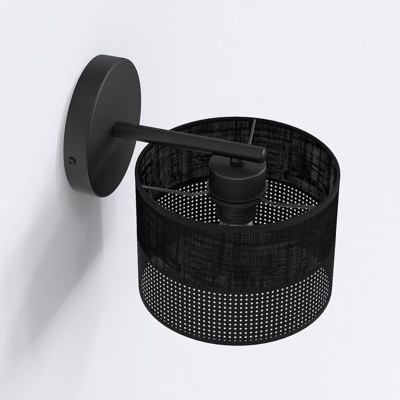 Emibig Lighting Vägglampa KARBON K1 SVART