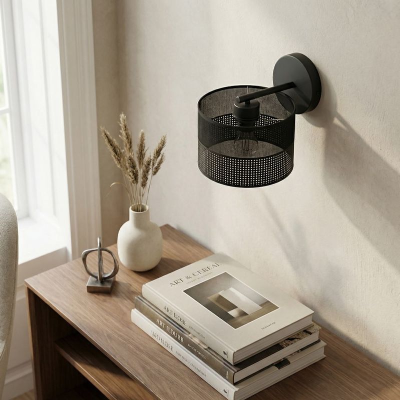 Emibig Lighting Vägglampa KARBON K1 SVART