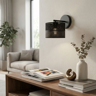 Emibig Lighting Vägglampa KARBON K1 SVART