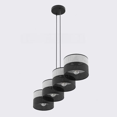 Emibig Lighting Taklampa KARBON 4 BL GRÃ…