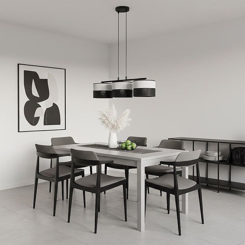 Emibig Lighting Taklampa KARBON 3 BL GRÃ…