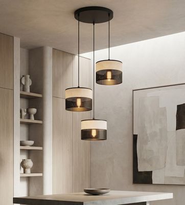 Emibig Lighting Taklampa KARBON 3 BL GRÃ… PREM