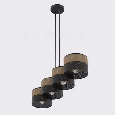 Emibig Lighting Taklampa KARBON 4 BL BRUN