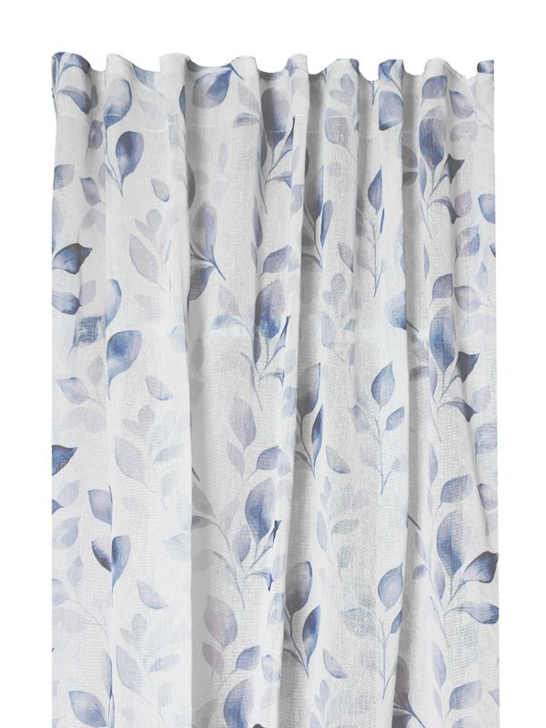 Svanefors Silje Gardin 2P Blå 2x140x250 cm