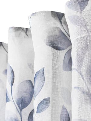 Svanefors Silje Gardin 2P Blå 2x140x250 cm