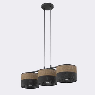 Emibig Lighting Taklampa KARBON 3 BL BRUN