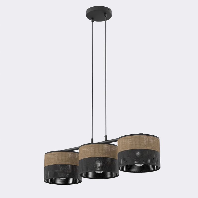 Emibig Lighting Taklampa KARBON 3 BL BRUN