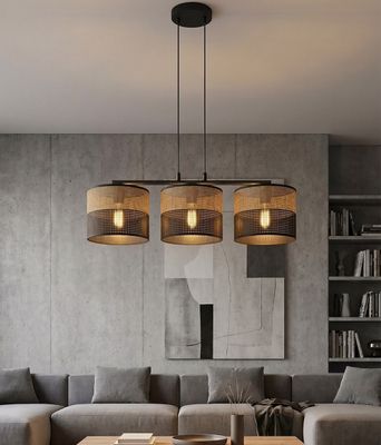 Emibig Lighting Taklampa KARBON 3 BL BRUN