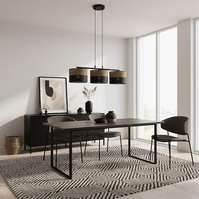 Emibig Lighting Taklampa KARBON 3 BL BRUN