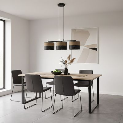 Emibig Lighting Taklampa KARBON 3 BL BRUN