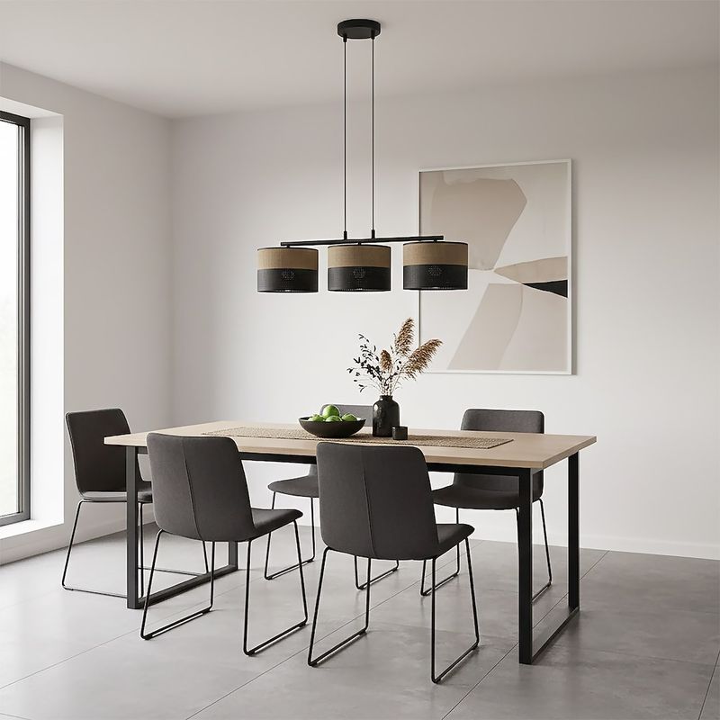 Emibig Lighting Taklampa KARBON 3 BL BRUN