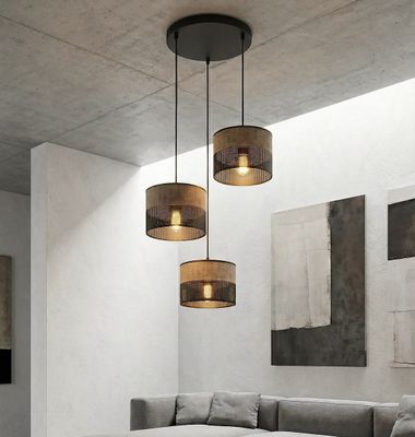 Emibig Lighting Taklampa KARBON 3 BL BRUN PREM