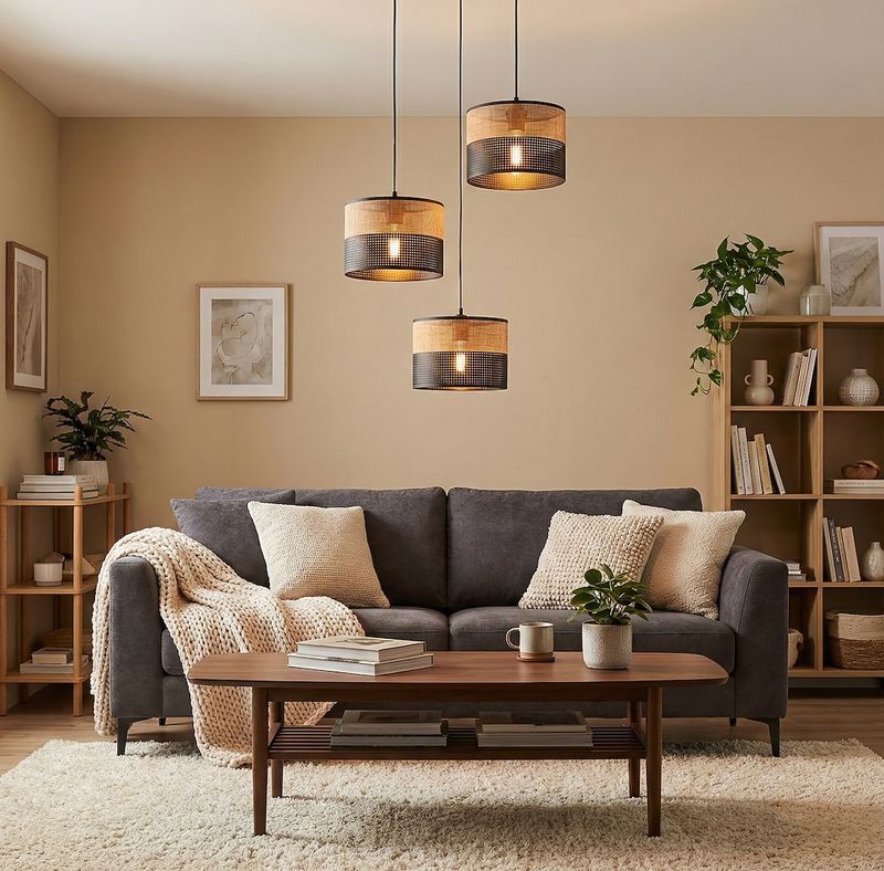 Emibig Lighting Taklampa KARBON 3 BL BRUN PREM
