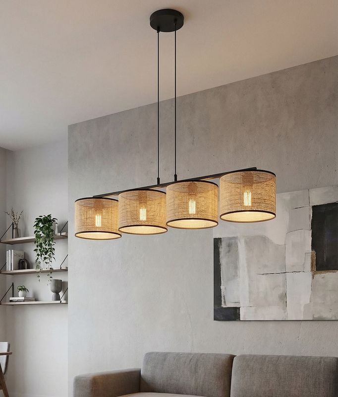 Emibig Lighting Taklampa ECO 4 BL RATTING