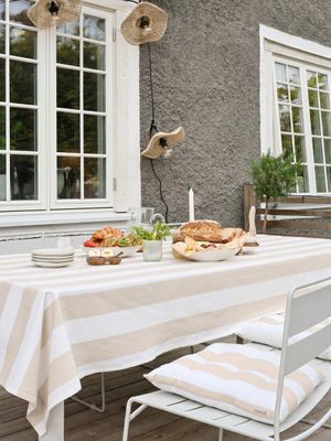 Svanefors Louise Duk Beige 145x250 cm