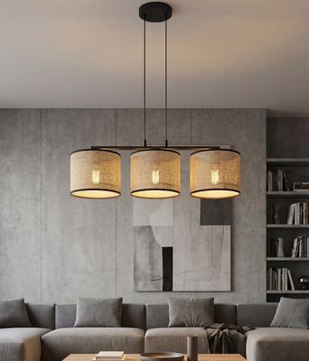 Emibig Lighting Taklampa ECO 3 BL RATTAN