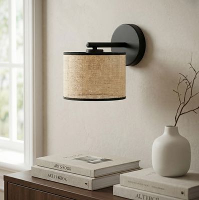 Emibig Lighting Taklampa ECO K1 BL RATTAN