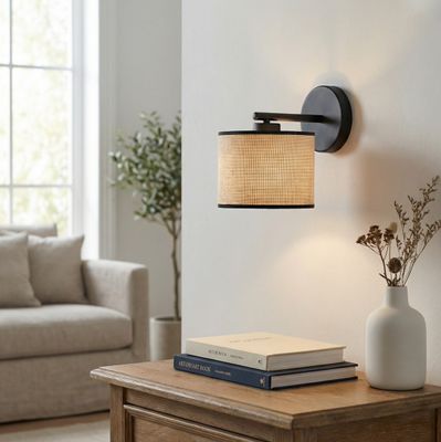 Emibig Lighting Taklampa ECO K1 BL RATTAN