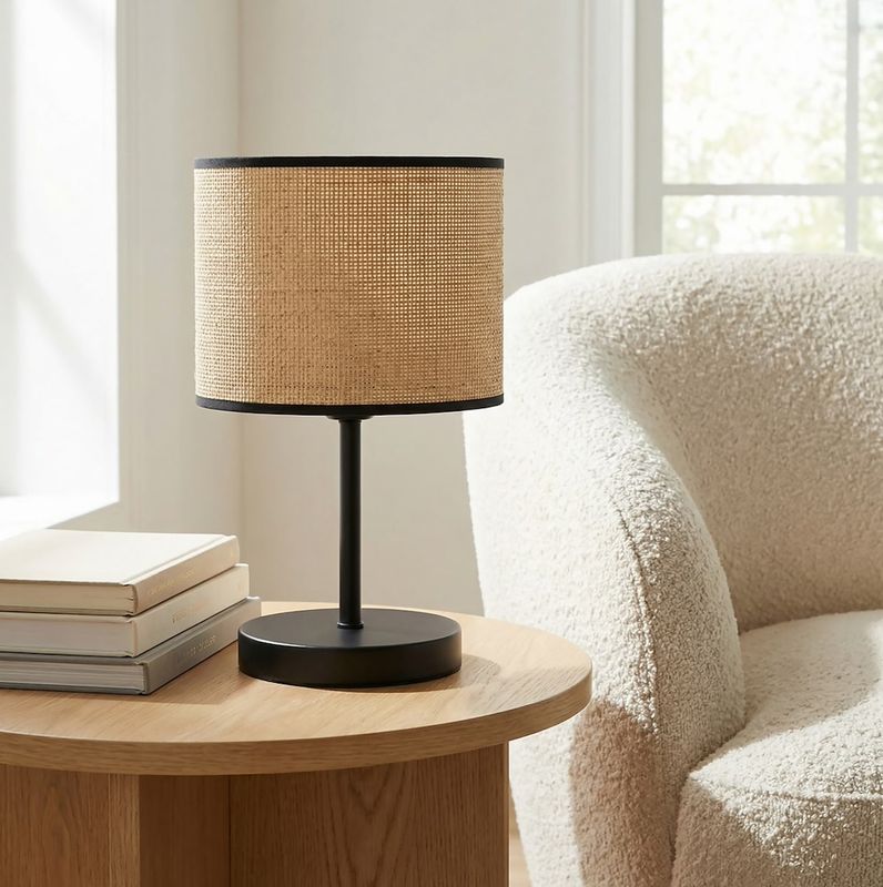 Emibig Lighting Taklampa ECO LN1 BL RATTAN