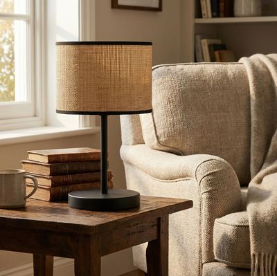Emibig Lighting Taklampa ECO LN1 BL RATTAN