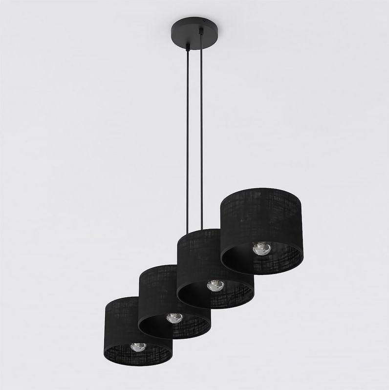 Emibig Lighting Taklampa ECO 4 BL SVART