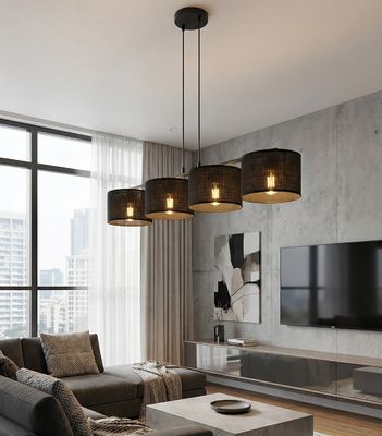 Emibig Lighting Taklampa ECO 4 BL SVART