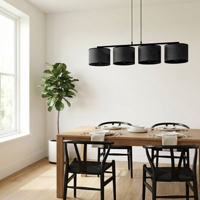 Emibig Lighting Taklampa ECO 4 BL SVART