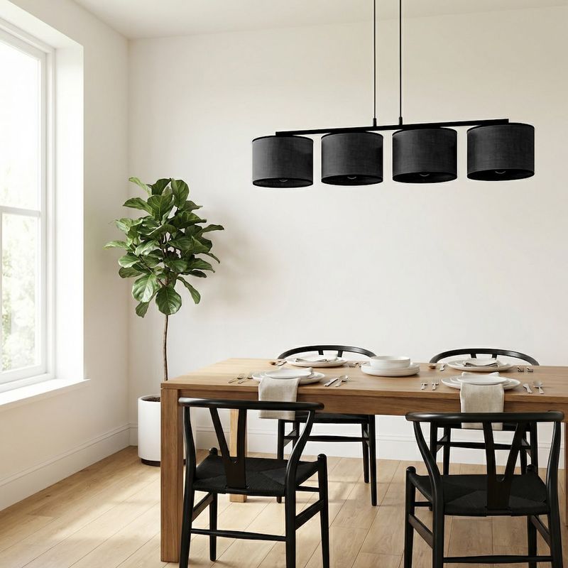 Emibig Lighting Taklampa ECO 4 BL SVART