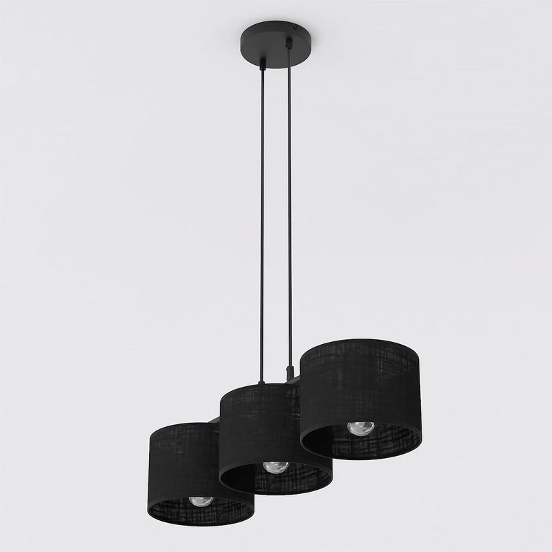 Emibig Lighting Taklampa ECO 3 BL SVART
