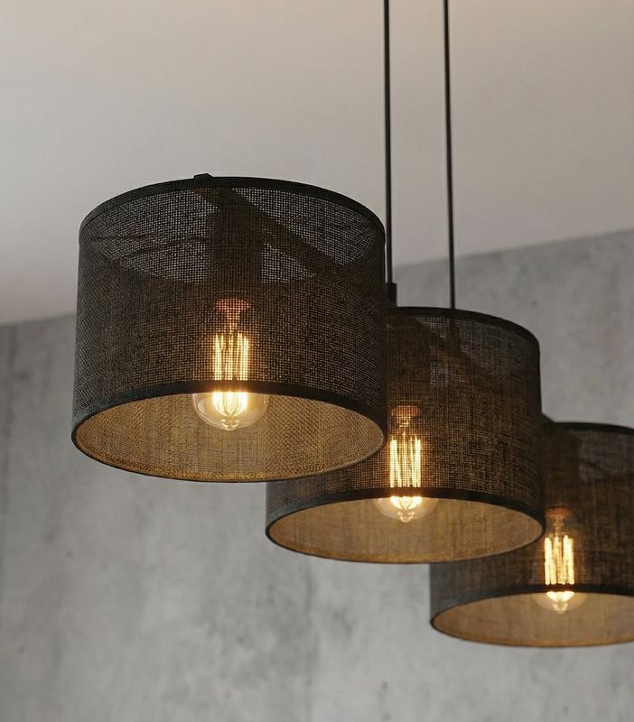Emibig Lighting Taklampa ECO 3 BL SVART
