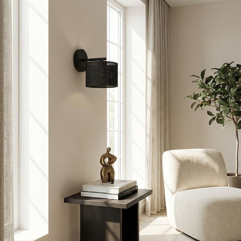 Emibig Lighting Taklampa ECO K1 BL SVART