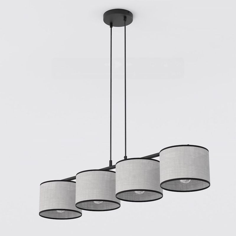 Emibig Lighting Taklampa ECO 4 BL GRÃ…