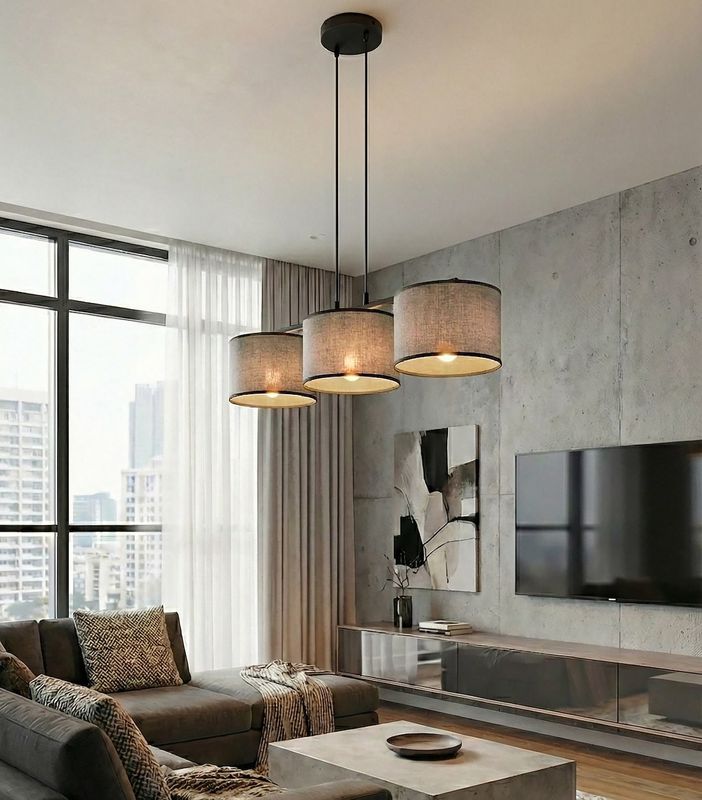 Emibig Lighting Taklampa ECO 3 BL GRÃ…