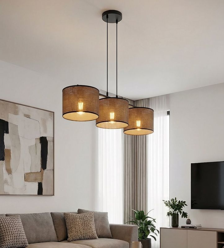 Emibig Lighting Taklampa ECO 3 BL BRUN