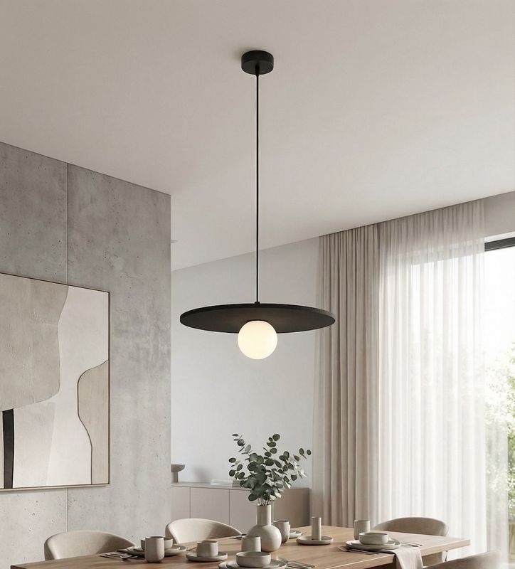 Emibig Lighting Taklampa CALMA 1 SVART