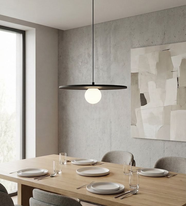 Emibig Lighting Taklampa CALMA 1 SVART
