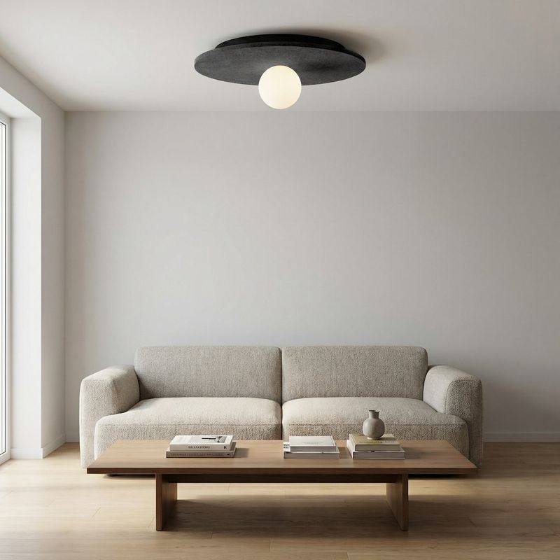 Emibig Lighting Taklampa CALMA 1M SVART