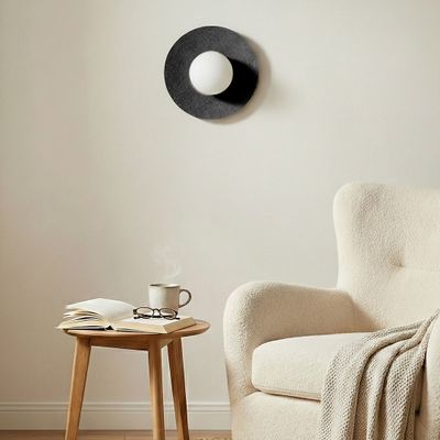 Emibig Lighting Vägglampa CALMA K1 SVART S