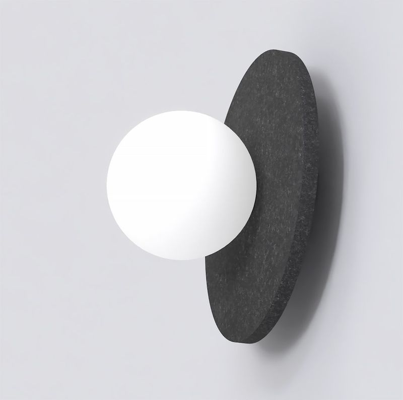 Emibig Lighting Vägglampa CALMA K1 SVART S