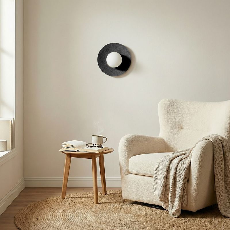 Emibig Lighting Vägglampa CALMA K1 SVART S