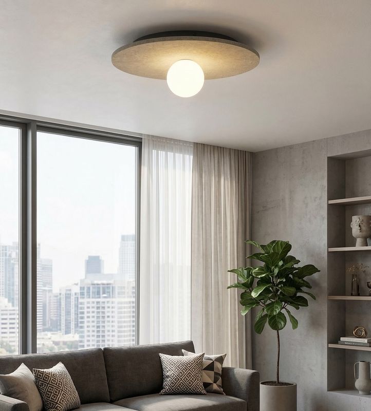 Emibig Lighting Taklampa CALMA 1M BEIGE