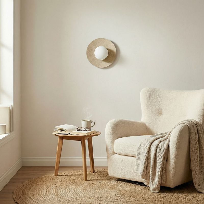 Emibig Lighting Vägglampa CALMA K1 BEIGE S