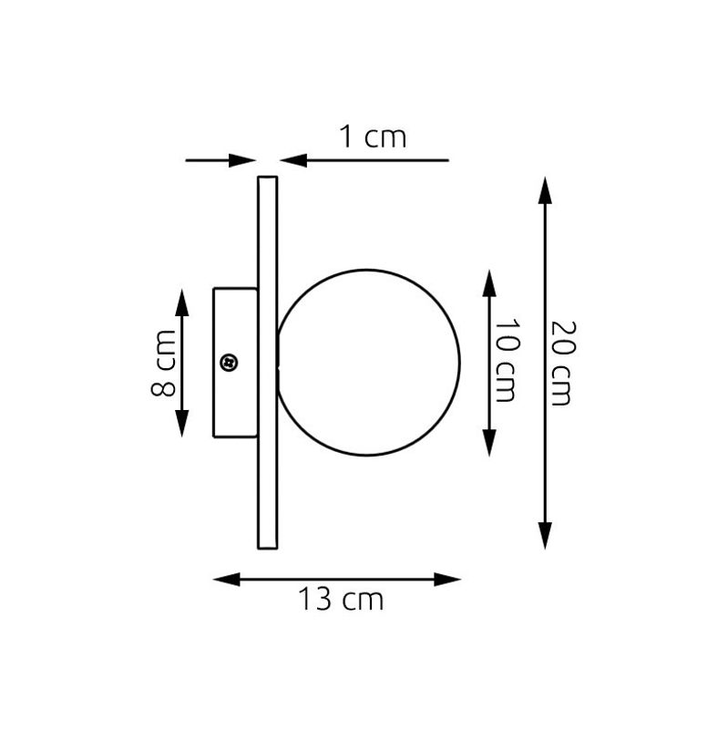 Emibig Lighting Vägglampa CALMA K1 BEIGE S