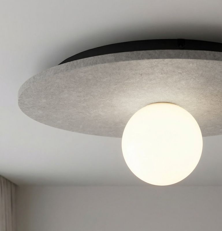 Emibig Lighting Taklampa CALMA 1M GRÃ…