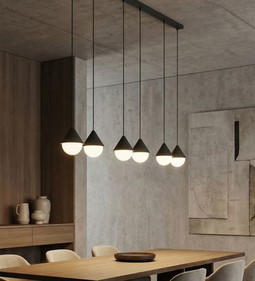 Emibig Lighting Taklampa GIRO 6 PREM SVART