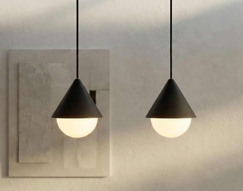 Emibig Lighting Taklampa GIRO 6 PREM SVART