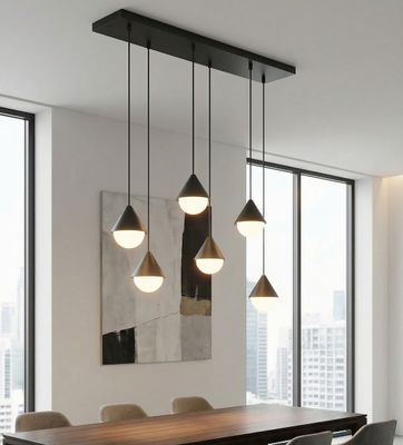 Emibig Lighting Taklampa GIRO 6 SVART